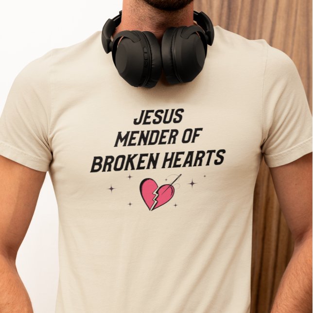 Tablier Long Étude biblique de papa (Jesus, the mender of all our broken hearts. Blessed are the poor in spirit for theirs is the kingdom)