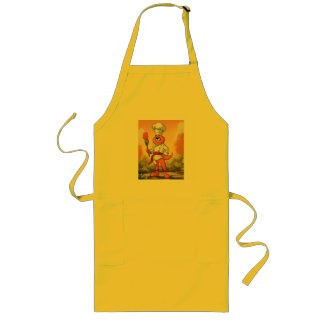 Tablier Long "Eye-Catching Imprimé Apron - Stylish Kitchen Esse