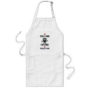Tablier Long Fantastique T-shirt "I’m Fine" Flèches