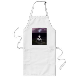 Tablier Long Fantôme en mer - Peinture à l'huile