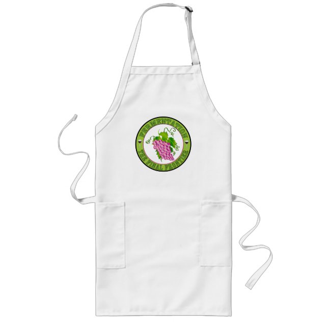 Tablier Long Fermentation des raisins (Devant)