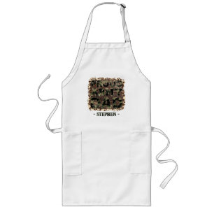 Tablier Long Fier papa de l'armée - Bold Camouflage