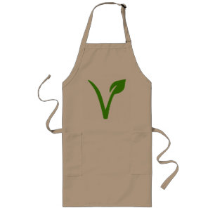 Tablier Long fierté végétarienne, végétarien, végétarien