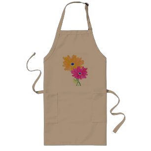 Tablier Long Fleurs printanières 
