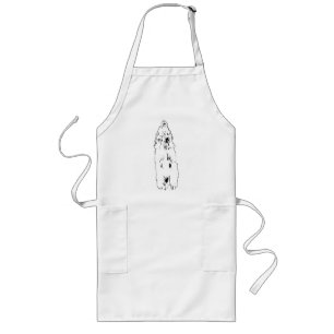 Tablier Long Forme dorée stable de cuisson