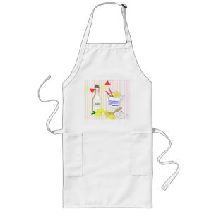 Tablier Long Fraîchement Cool Summery Maison Fabriqué Lemonad