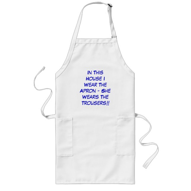 TABLIER LONG FUNNY APRONS (Devant)