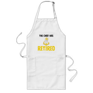 Tablier Long Garde côtière Chef à la retraite