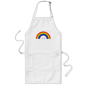 Tablier Long Gay Pride Arc-en-ciel. L'amour est l'amour.