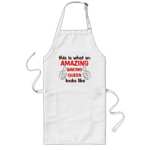 Tablier Long Grande reine de cuisine Extraordinaire