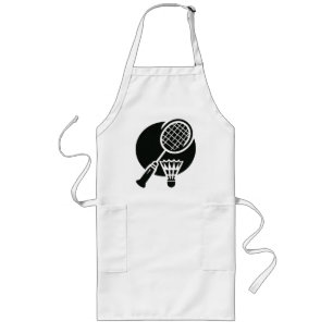 Tablier Long Graphique de badminton
