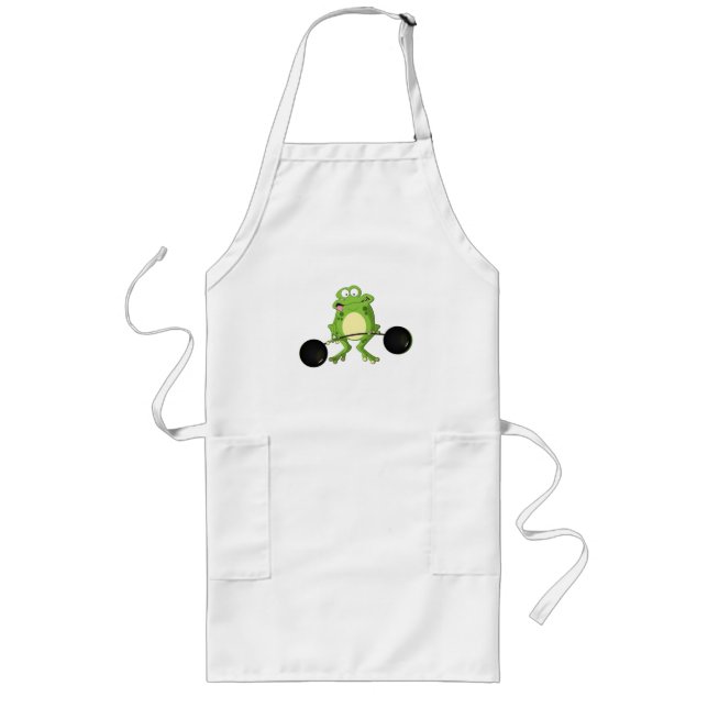 Tablier Long Grenouille Haltérophile (Devant)