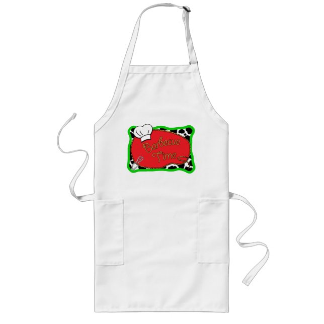 Tablier Long Heure du barbecue (Devant)