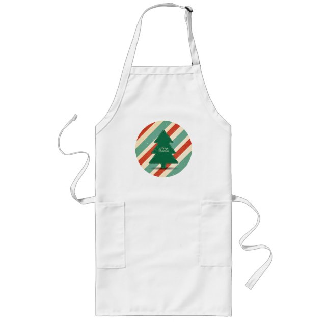Tablier Long Holiday Apron - Retro Christmas Design (Devant)
