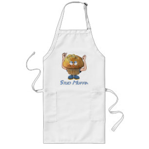 Tablier Long Humour bourré de muffin