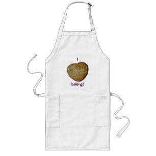 Tablier Long I Baking du coeur Apron de Pavot au citron