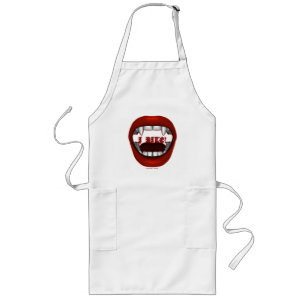 Tablier Long I Bite Design Apron
