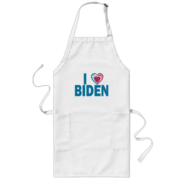Tablier Long I Love Biden (Devant)
