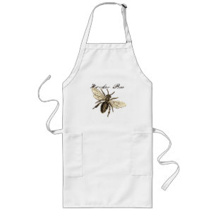 Tablier Long Illustration d'insecte abeille ouvrière