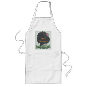 Tablier Long Illustration vintageThanksgiving Apron