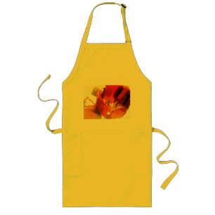Tablier Long Impressionniste Tulips de printemps Apron