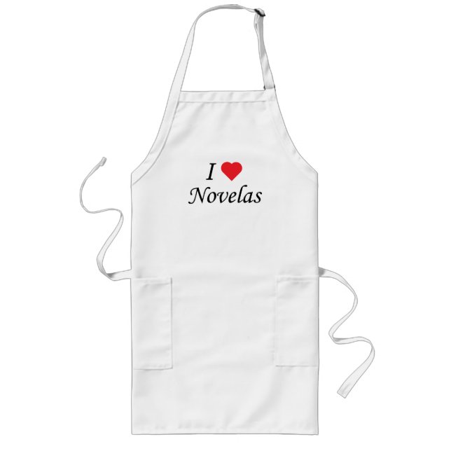 Tablier Long J'aime Novelas (Devant)