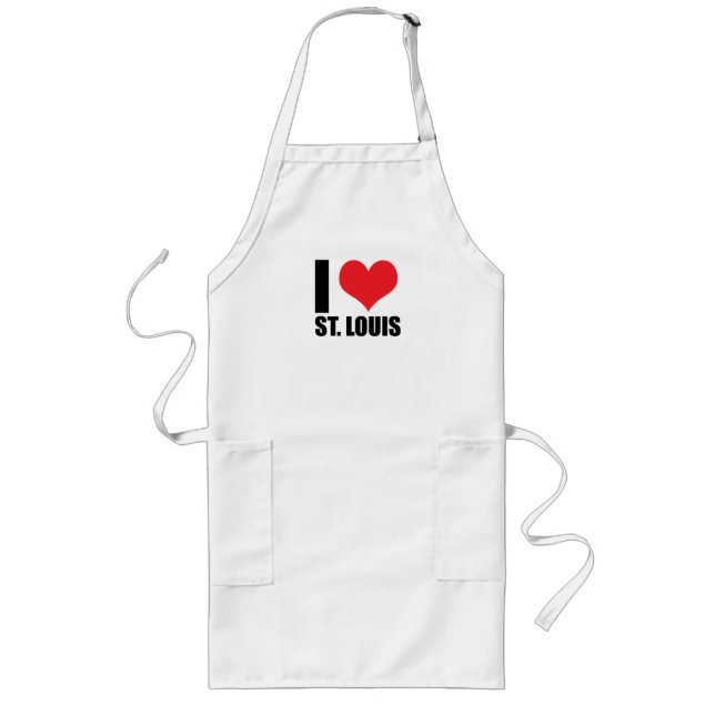 Tablier Long J'aime Saint-Louis (Devant)