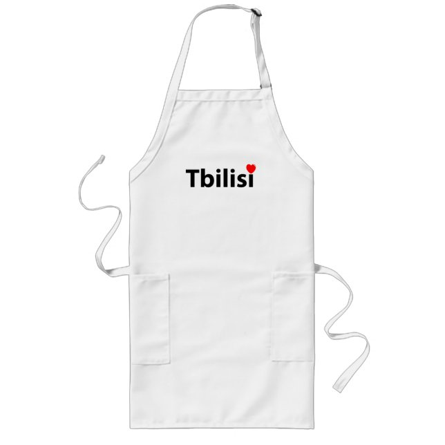 Tablier Long J'aime Sakartvelo Tbilisi (Devant)