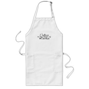 Tablier Long Je crois en Karma APRON