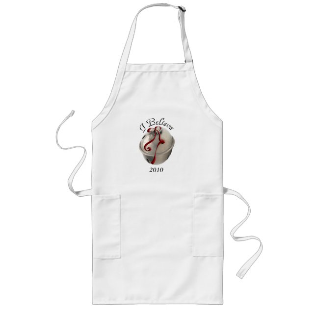 Tablier Long Je Crois Reindeer Bell Apron (Devant)