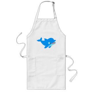 Tablier Long Joli Dauphin de dessin
