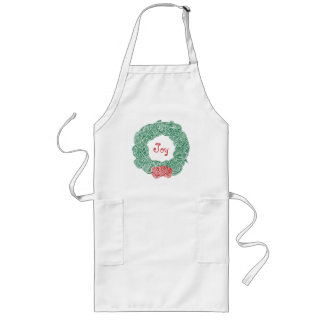Tablier Long Joy Christmas Wreath