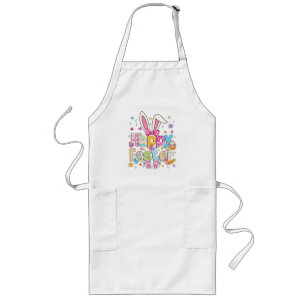 Tablier Long Joyeuses Pâques 2026 Lapin Mignon