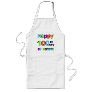 Tablier Long Joyeux 100e jour d'école