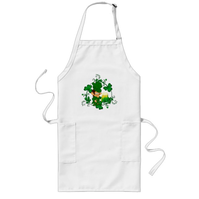 Tablier Long Joyeux Leprechaun Apron (Devant)