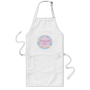 Tablier Long Juif Mitzvah Girl Superhero Apron