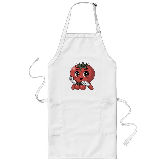Tablier Long Juste Moi Tomate (Devant)