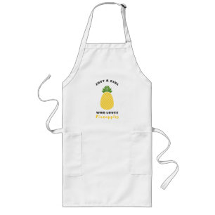 Tablier Long Juste une fille qui aime les ananas