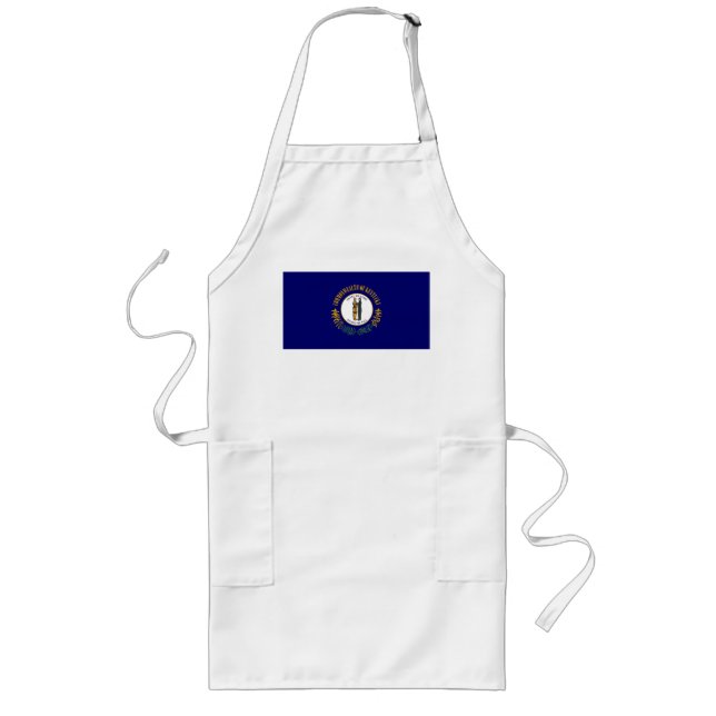Tablier Long Kentucky : Drapeau d'État américain du Commonwealt (Devant)