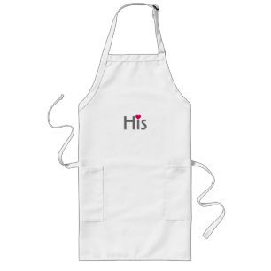 Tablier Long La moitié de l'homme le sien et à elle ensemble