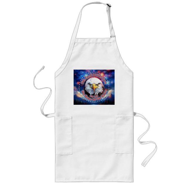 Tablier Long La Terre De La Liberté Maison Brown Eagle Feux D'A (Devant)