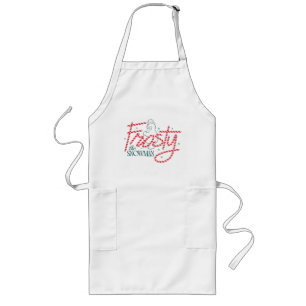 Tablier Long Le logo du Sucre de canne Snowman Frosty