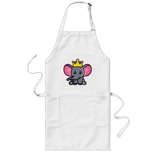 Tablier Long Le roi éléphant (Devant)