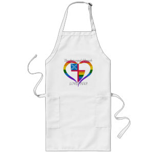 Tablier Long L'Église épiscopale vous aime Apron LGBTQ
