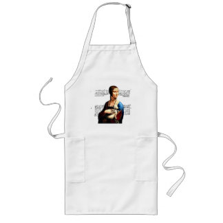 Tablier Long Léonard de Vinci Lady avec Ermine