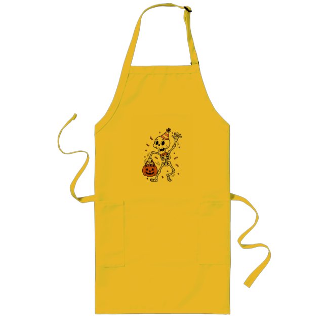Tablier Long Les femmes Tabons Fantômes Tee - shirts d'Hallowee (Devant)