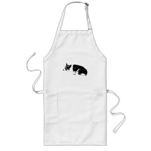 Tablier Long Ligne de cuisine Corgi
