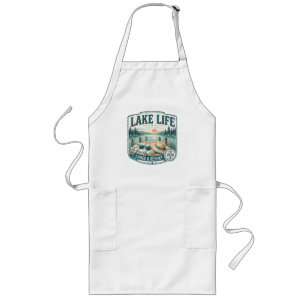 Tablier Long Lodge Lake Life & Resort Retraite vintage au bord 
