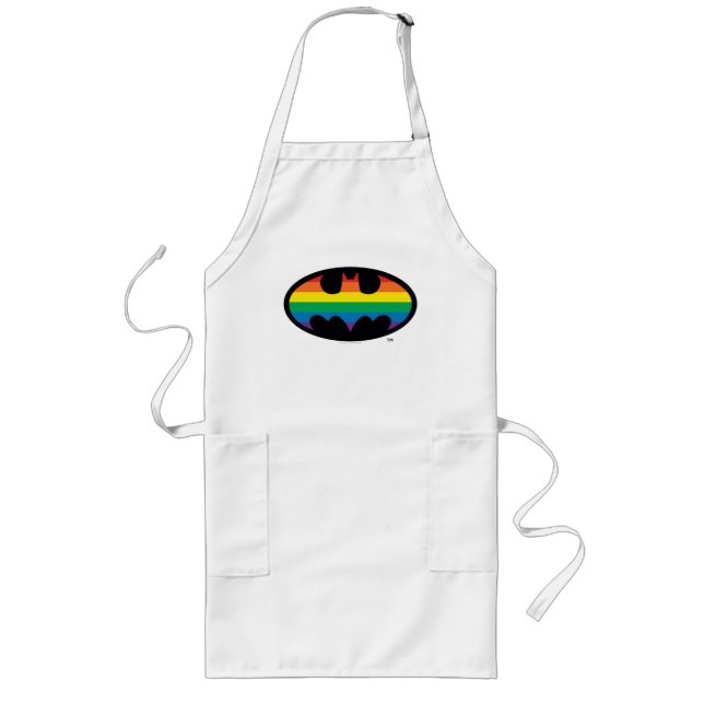Tablier Long Logo Arc-en-ciel Batman (Devant)