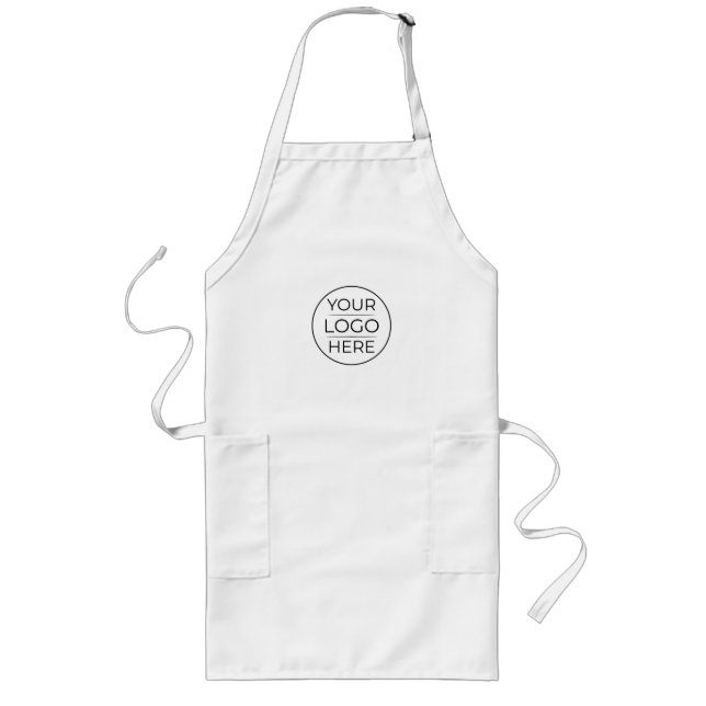 Tablier Long Logo de marque d'entreprise moderne  (Devant)
